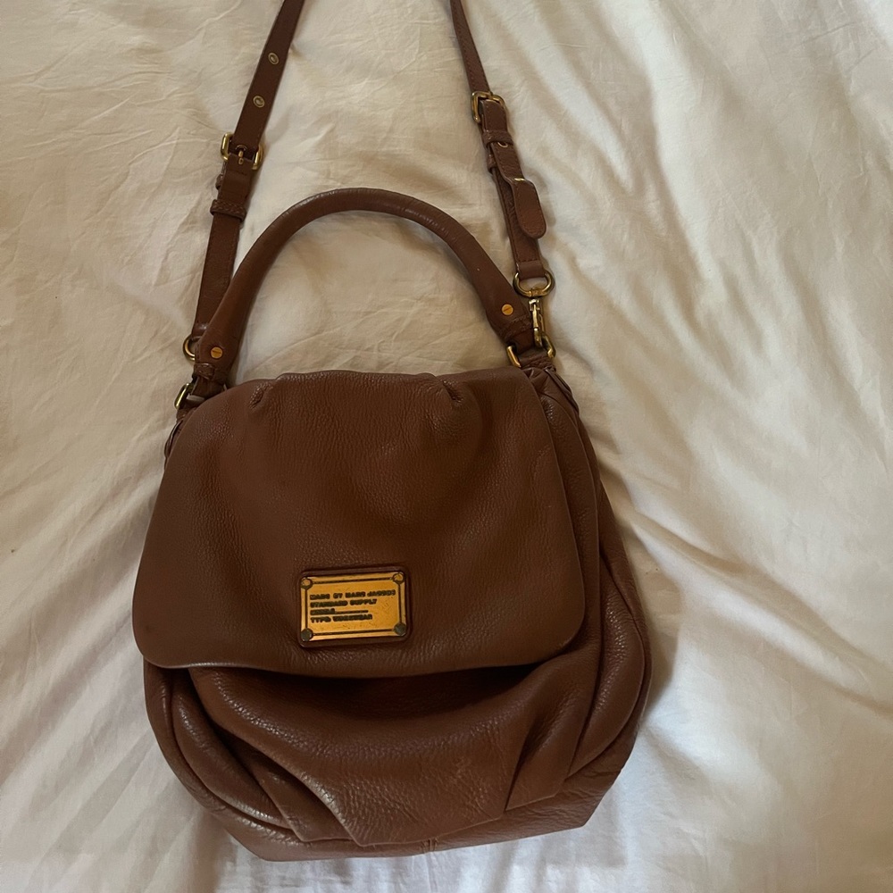 Brown leather Marc Jacobs shoulder bag